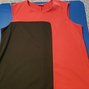 Worthington sleeveless color block dress